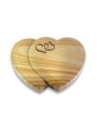 Grabstein Amoureux/Woodland Herzen (Bronze)