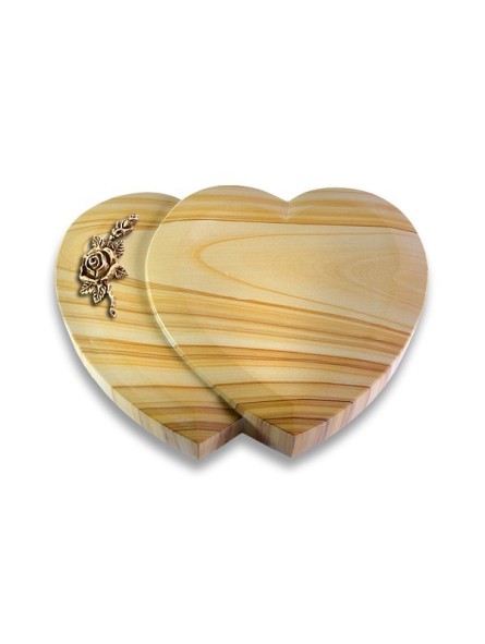 Grabstein Amoureux/Woodland Rose 1 (Bronze)