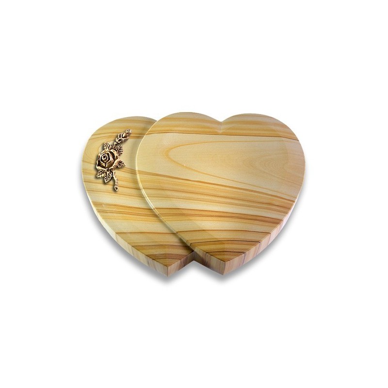 Grabstein Amoureux/Woodland Rose 1 (Bronze)