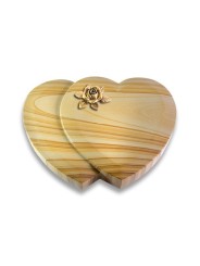 Grabstein Amoureux/Woodland Rose 4 (Bronze)
