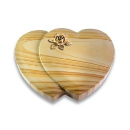 Grabstein Amoureux/Woodland Rose 4 (Bronze)