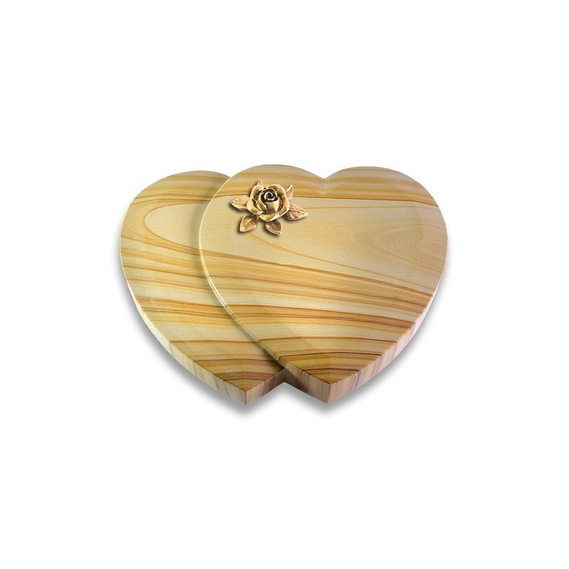 Grabstein Amoureux/Woodland Rose 4 (Bronze)