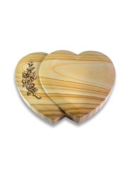 Grabstein Amoureux/Woodland Rose 5 (Bronze)