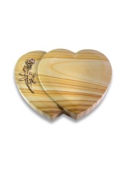Grabstein Amoureux/Woodland Rose 6 (Bronze)