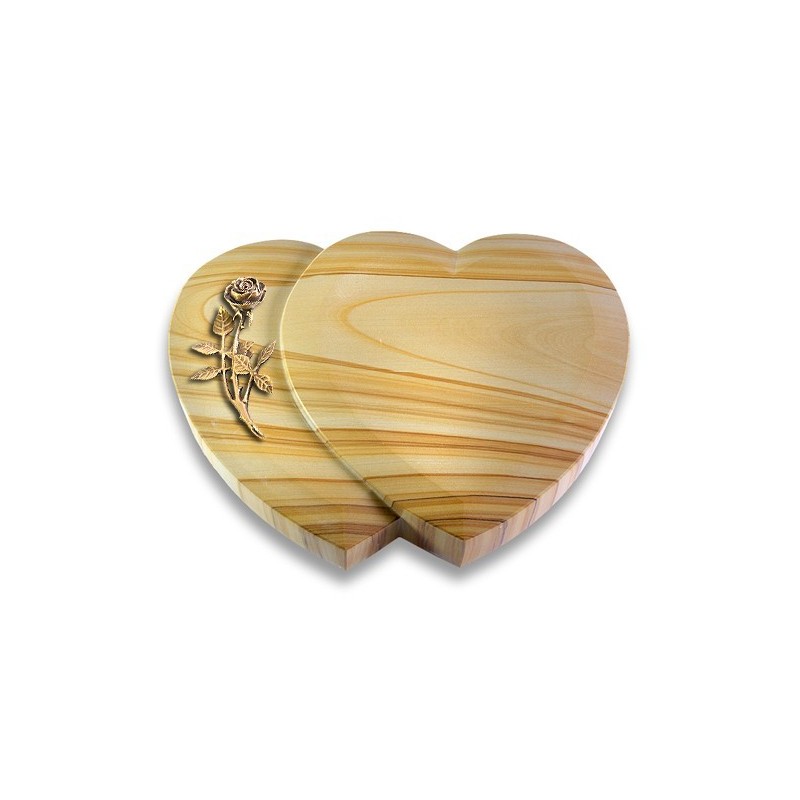 Grabstein Amoureux/Woodland Rose 6 (Bronze)