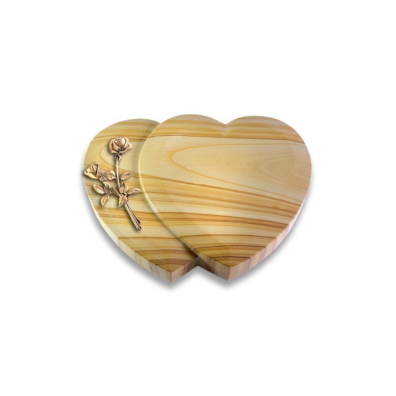 Grabstein Amoureux/Woodland Rose 10 (Bronze)