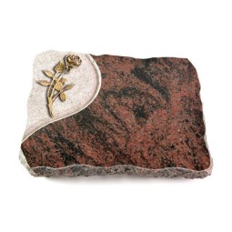 Grabplatte Aruba Folio Rose 6 (Bronze)