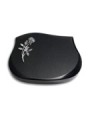 Grabstein Cassiopeia/Indisch-Black Rose 6 (Alu)