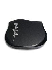 Grabstein Cassiopeia/Indisch-Black Rose 12 (Alu)