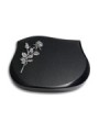 Grabstein Cassiopeia/Indisch-Black Rose 13 (Alu)