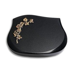 Grabstein Cassiopeia/Indisch-Black Efeu (Bronze)