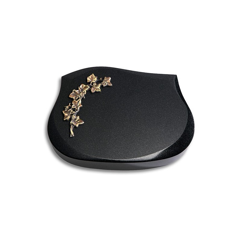 Grabstein Cassiopeia/Indisch-Black Efeu (Bronze)