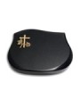 Grabstein Cassiopeia/Indisch-Black Kreuz 1 (Bronze)