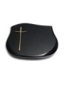 Grabstein Cassiopeia/Indisch-Black Kreuz 2 (Bronze)