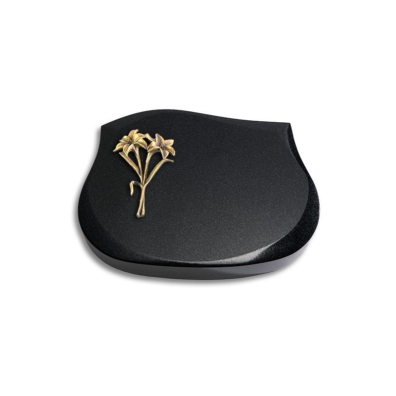 Grabstein Cassiopeia/Indisch-Black Lilie (Bronze)