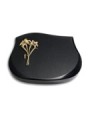 Grabstein Cassiopeia/Indisch-Black Lilie (Bronze)