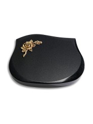 Grabstein Cassiopeia/Indisch-Black Rose 1 (Bronze)