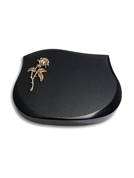 Grabstein Cassiopeia/Indisch-Black Rose 2 (Bronze)