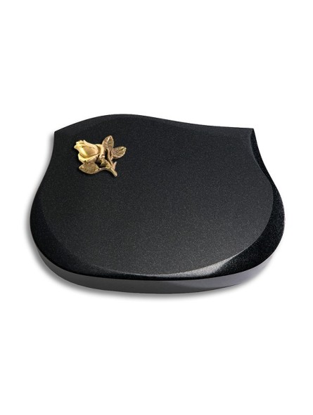 Grabstein Cassiopeia/Indisch-Black Rose 3 (Bronze)