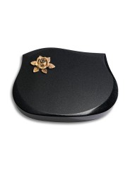 Grabstein Cassiopeia/Indisch-Black Rose 4 (Bronze)