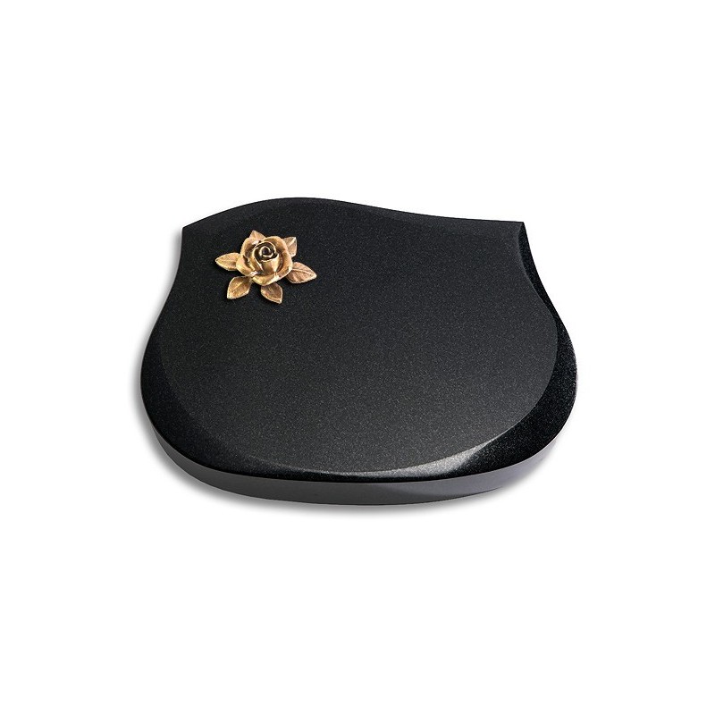 Grabstein Cassiopeia/Indisch-Black Rose 4 (Bronze)