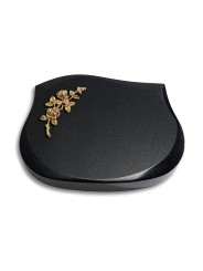 Grabstein Cassiopeia/Indisch-Black Rose 5 (Bronze)