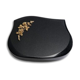 Grabstein Cassiopeia/Indisch-Black Rose 5 (Bronze)