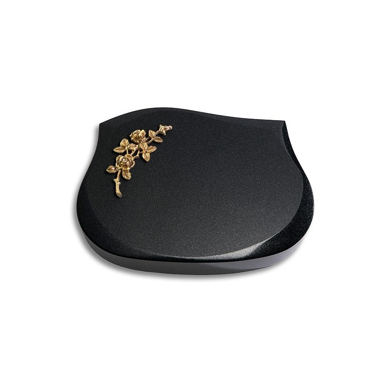 Grabstein Cassiopeia/Indisch-Black Rose 5 (Bronze)
