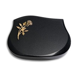 Grabstein Cassiopeia/Indisch-Black Rose 6 (Bronze)