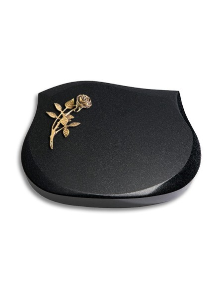 Grabstein Cassiopeia/Indisch-Black Rose 6 (Bronze)
