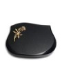 Grabstein Cassiopeia/Indisch-Black Rose 6 (Bronze)