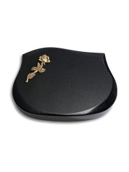 Grabstein Cassiopeia/Indisch-Black Rose 7 (Bronze)