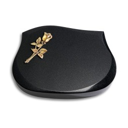 Grabstein Cassiopeia/Indisch-Black Rose 8 (Bronze)