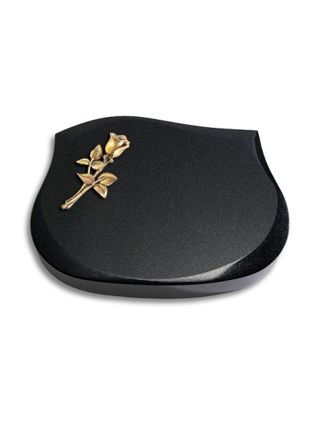 Grabstein Cassiopeia/Indisch-Black Rose 8 (Bronze)