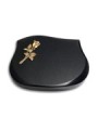 Grabstein Cassiopeia/Indisch-Black Rose 8 (Bronze)