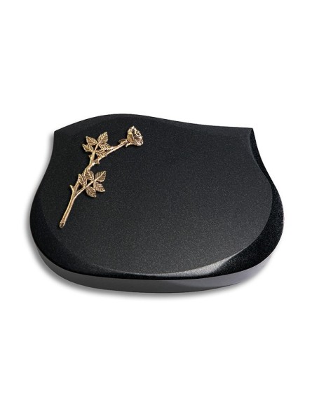Grabstein Cassiopeia/Indisch-Black Rose 9 (Bronze)