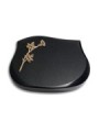 Grabstein Cassiopeia/Indisch-Black Rose 9 (Bronze)