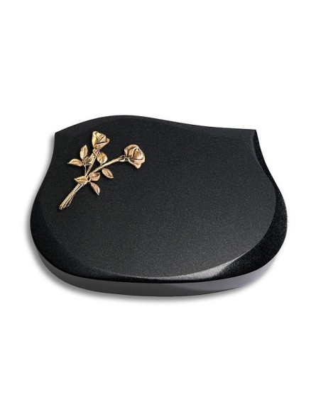 Grabstein Cassiopeia/Indisch-Black Rose 10 (Bronze)