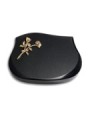 Grabstein Cassiopeia/Indisch-Black Rose 10 (Bronze)