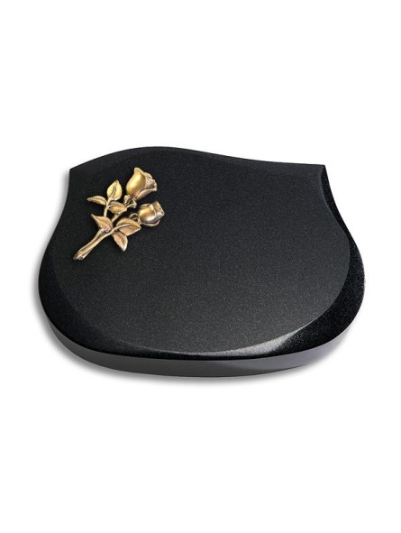 Grabstein Cassiopeia/Indisch-Black Rose 11 (Bronze)