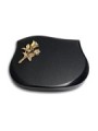 Grabstein Cassiopeia/Indisch-Black Rose 11 (Bronze)