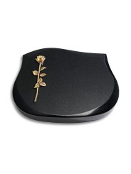 Grabstein Cassiopeia/Indisch-Black Rose 12 (Bronze)