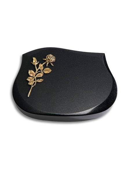 Grabstein Cassiopeia/Indisch-Black Rose 13 (Bronze)