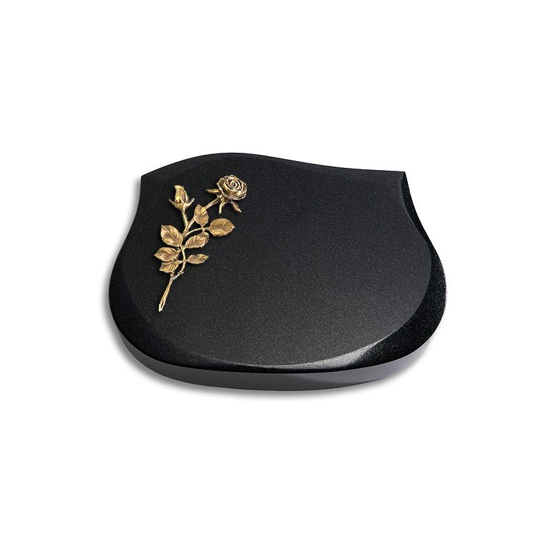 Grabstein Cassiopeia/Indisch-Black Rose 13 (Bronze)