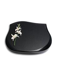 Grabstein Cassiopeia/Indisch-Black Orchidee (Color)