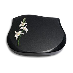 Grabstein Cassiopeia/Indisch-Black Orchidee (Color)