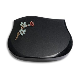 Grabstein Cassiopeia/Indisch-Black Rose 4 (Color)