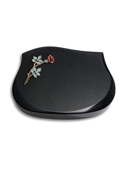Grabstein Cassiopeia/Indisch-Black Rose 4 (Color)