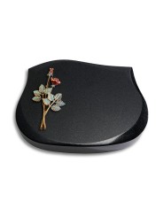 Grabstein Cassiopeia/Indisch-Black Rose 5 (Color)
