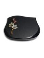 Grabstein Cassiopeia/Indisch-Black Rose 5 (Color)